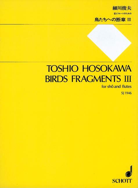 Hosokawa: Birds Fragments III