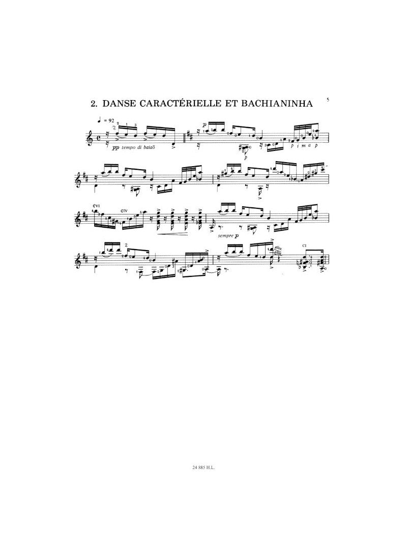 Dyens: Hommage à Villa-Lobos