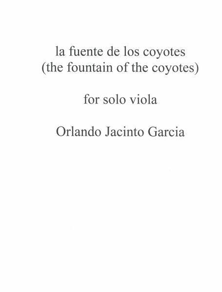 García: La Fuente de los Coyotes