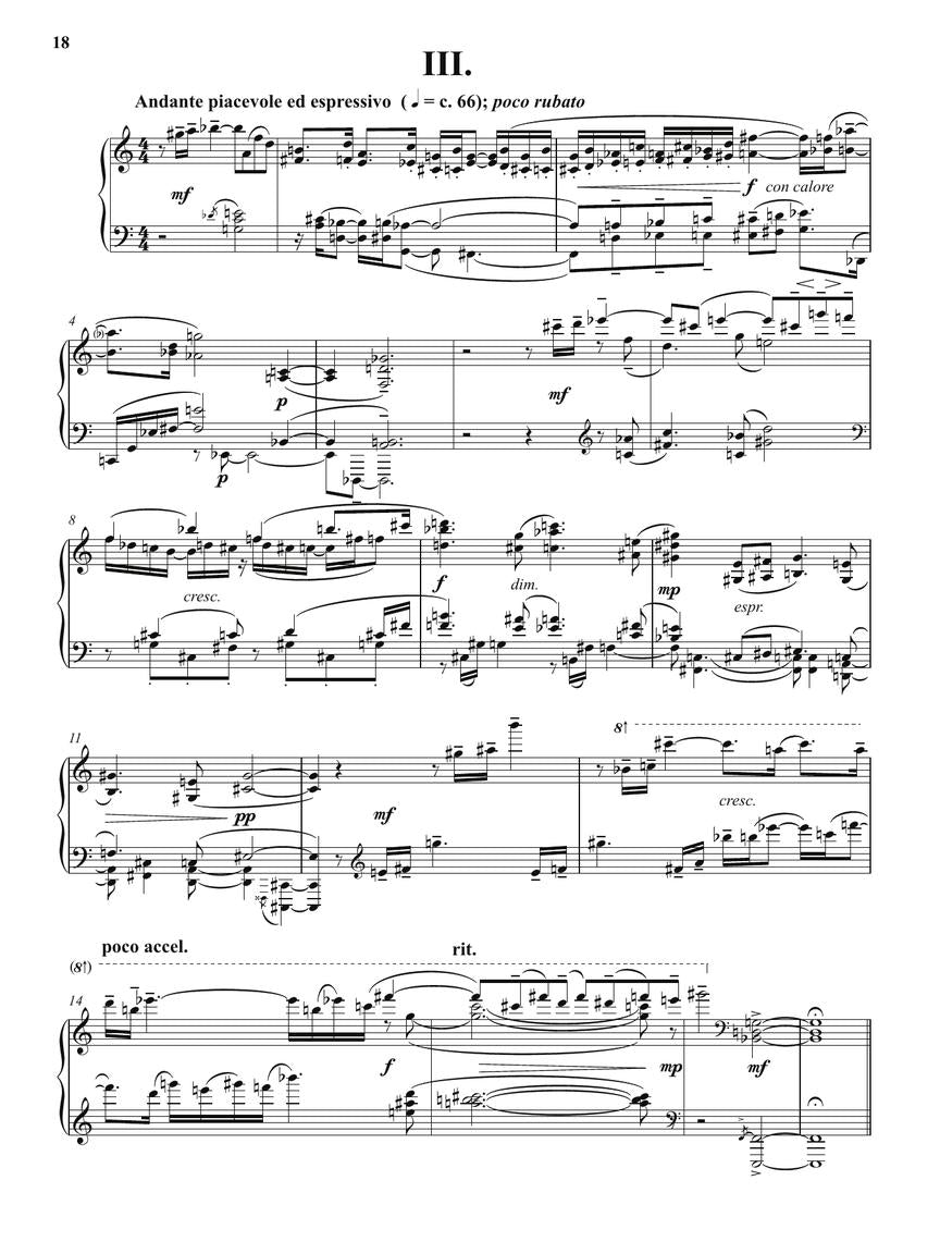 Bolcom: Second Fantasy-Sonata