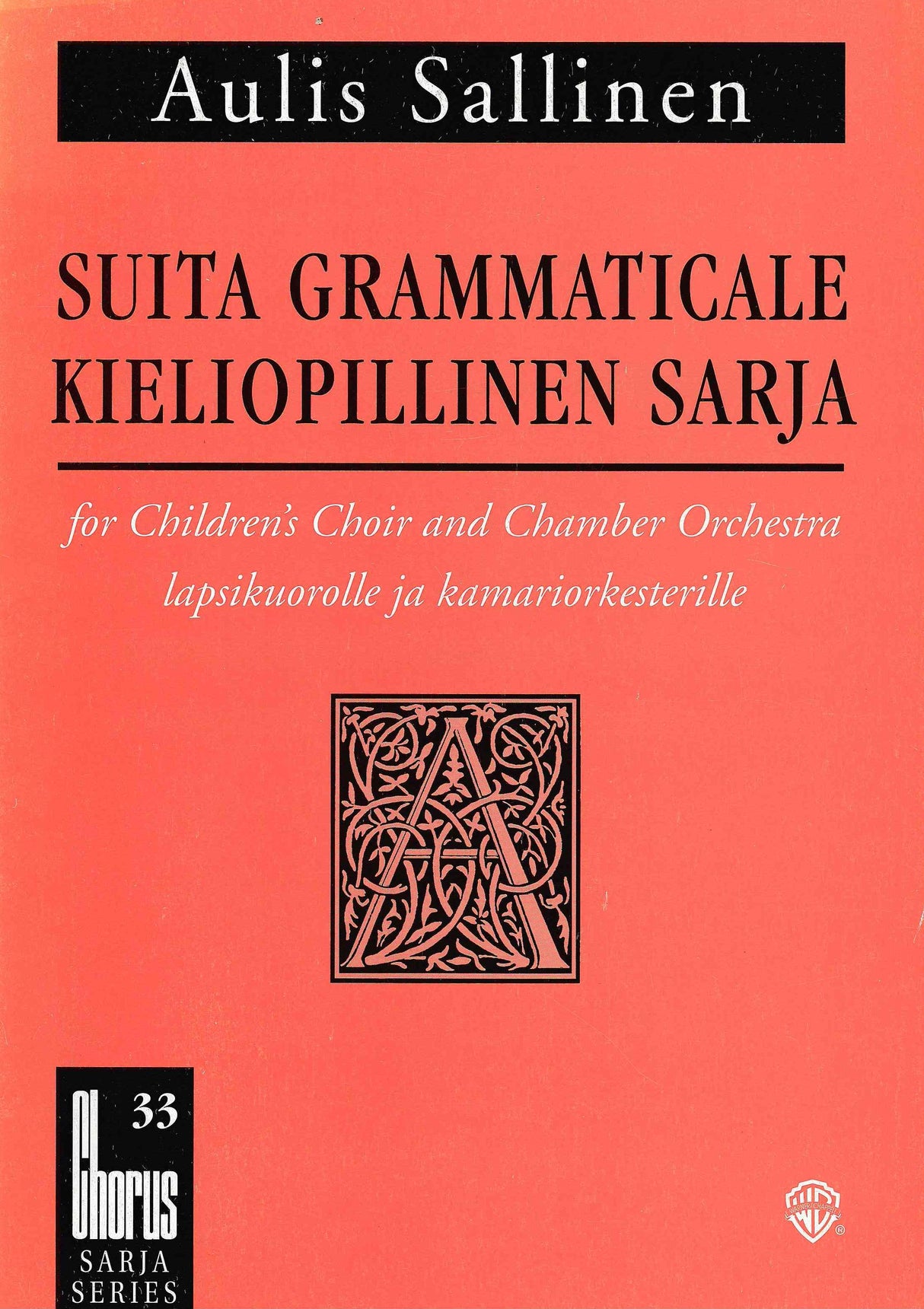 Sallinen: Suite Grammaticale, Op. 28