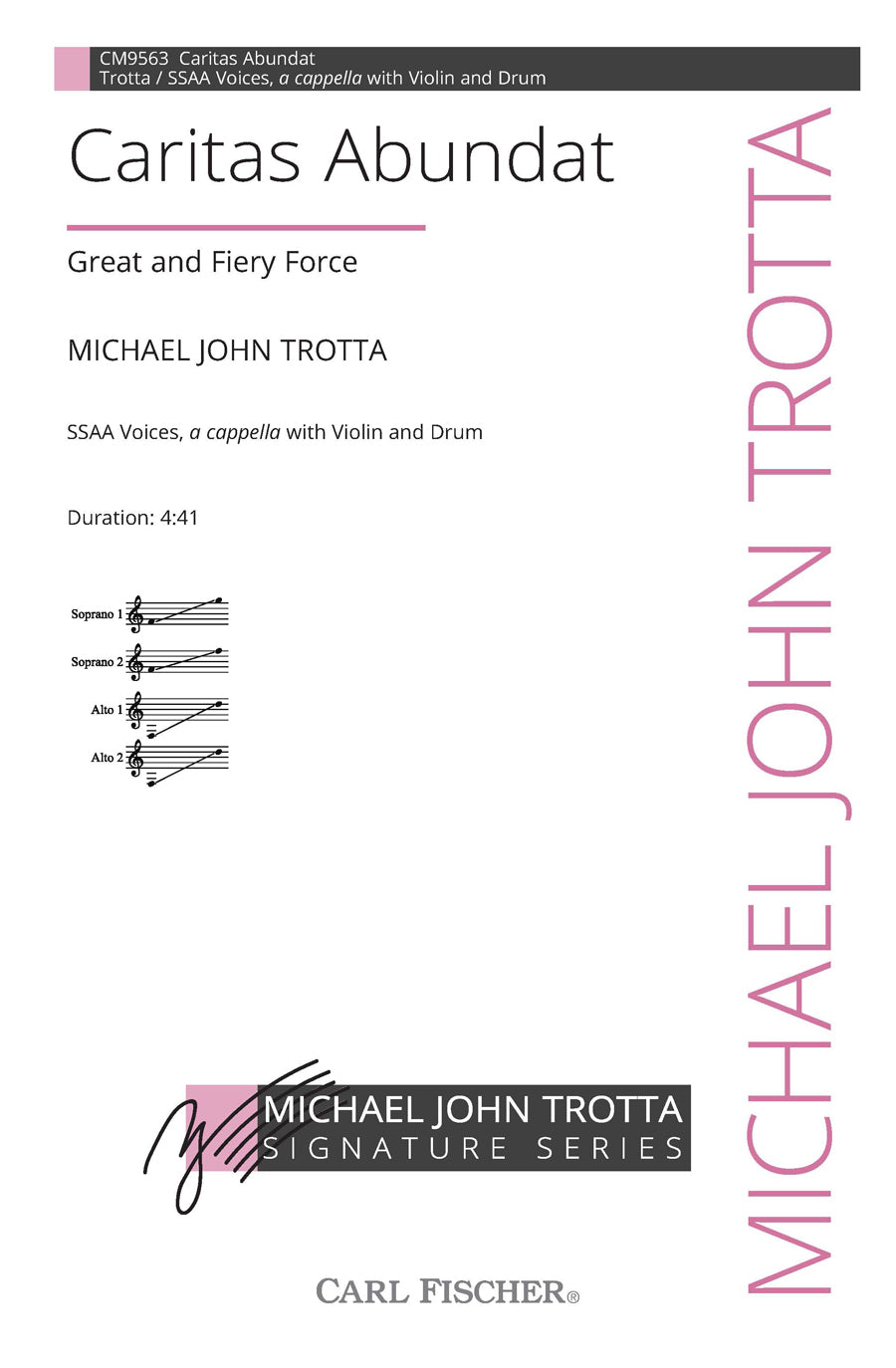 Hildegard: Caritas Abundat (arr. for SSAA)