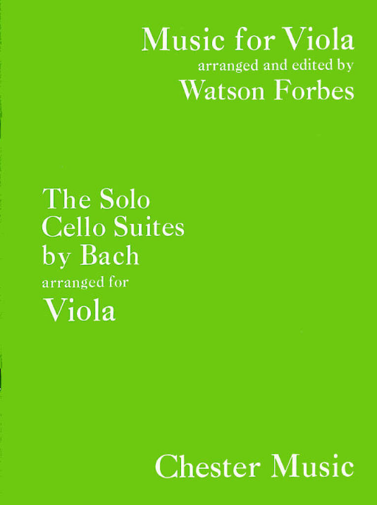 Bach: 6 Cello Suites, BWV 1007-1012 (arr. for viola)