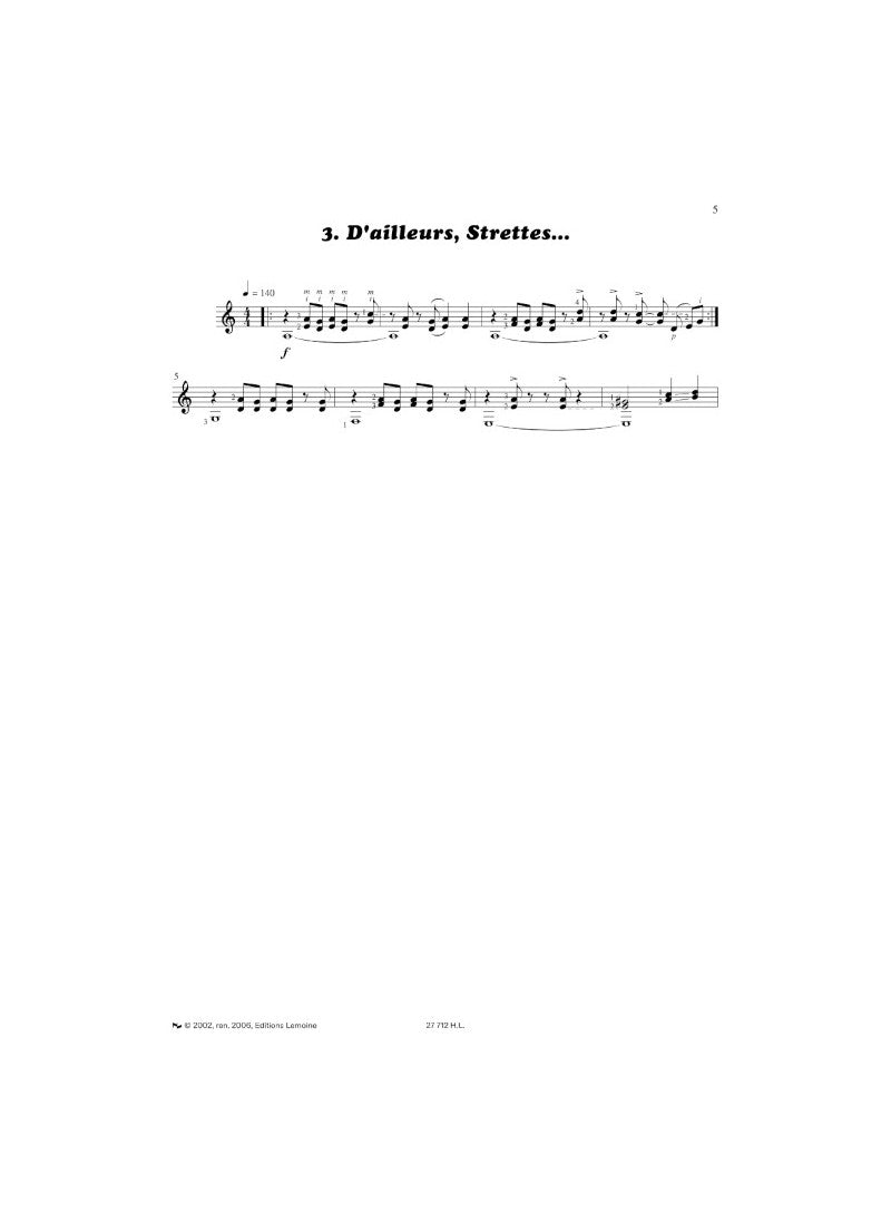 Tisserand: Comme des chansons... Volume 3