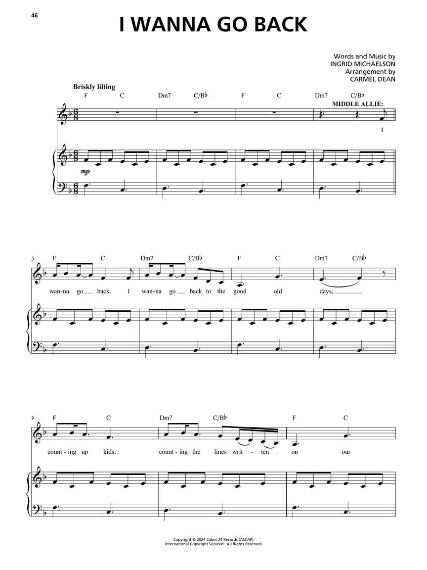 The Notebook – The Musical - Vocal Selections