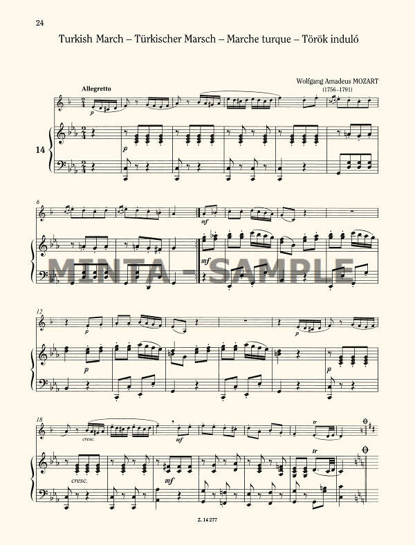 Repertoire for Music Schools - Trumpet Volume 1
