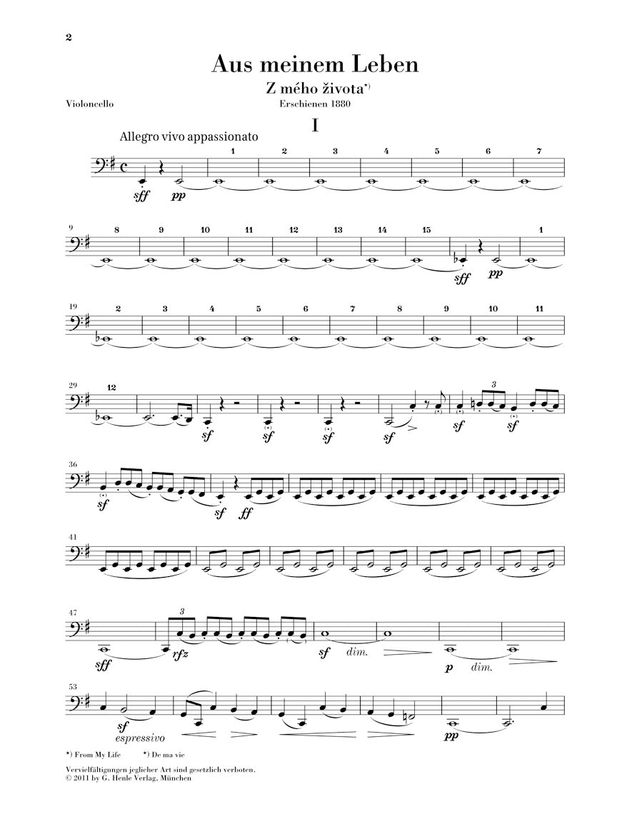 Smetana: String Quartet No. 1 in E Minor ("From My Life")