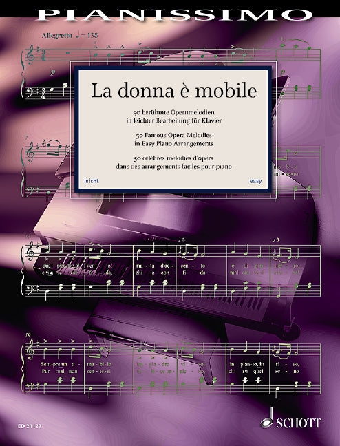 La donna è mobile - 50 Famous Opera Melodies (arr. for piano)