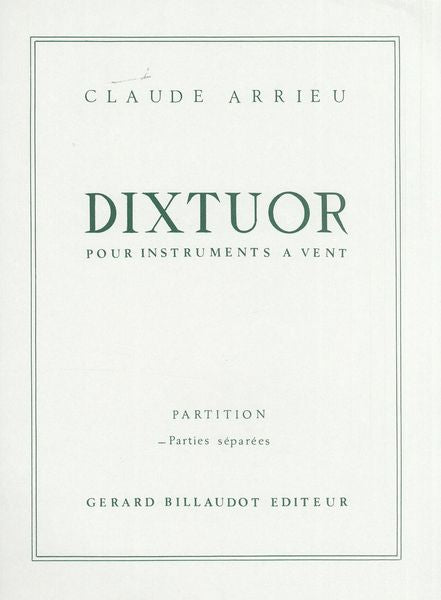 Arrieu: Dixtuor