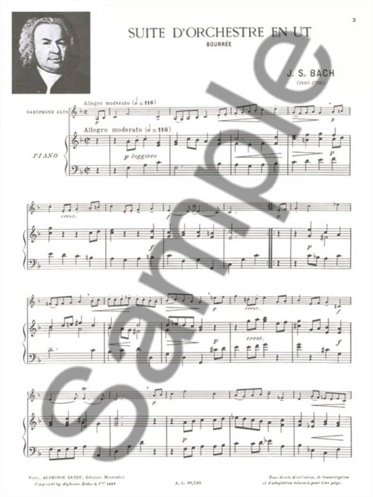 Famous Pieces Arranged for Alto Sax & Piano - Volume 3