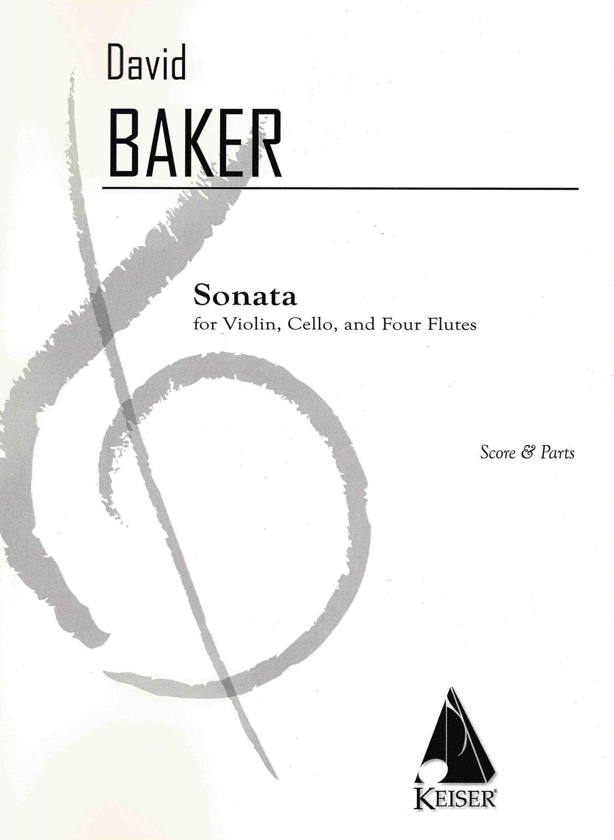 Baker: Sonata for Violin, Cello, & 4 Flutes