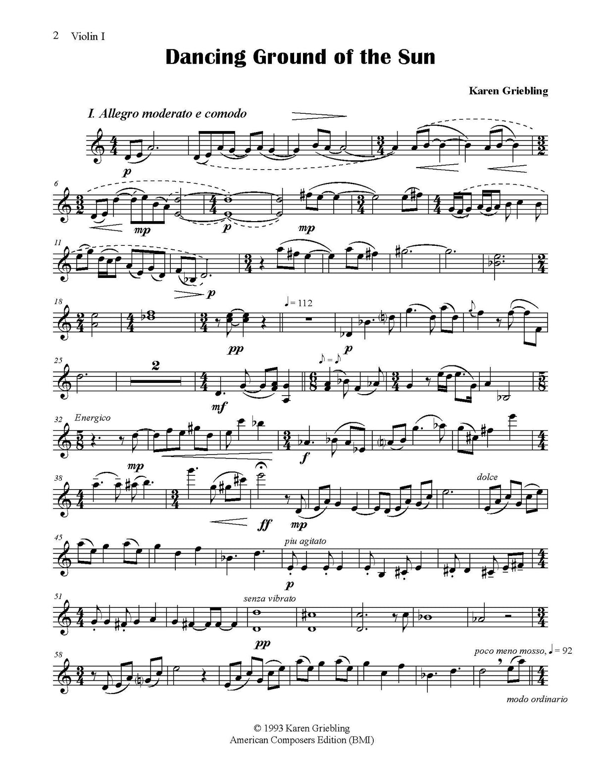 Griebling: Dancing Ground of the Sun