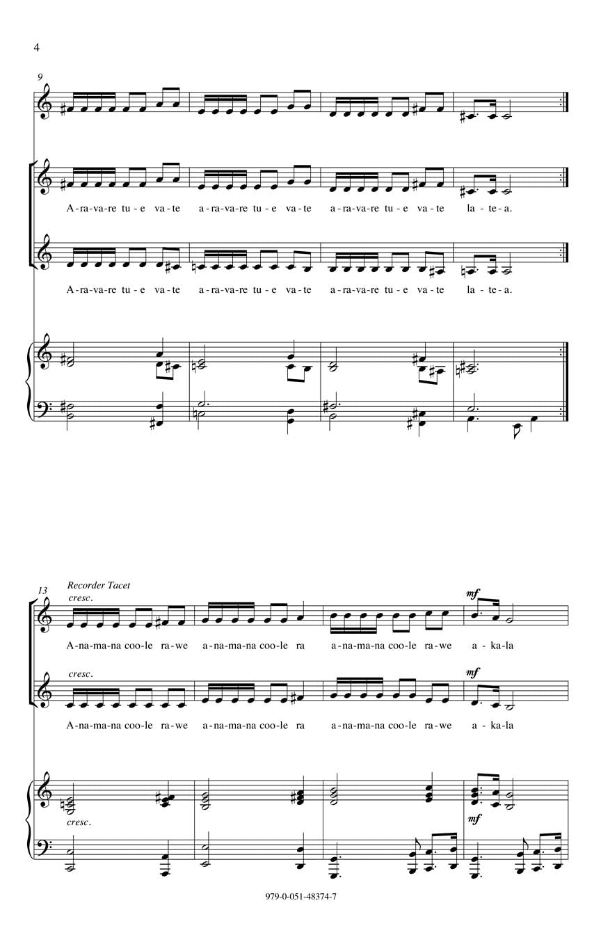 Jenkins: Adiemus (Version for SA Choir)