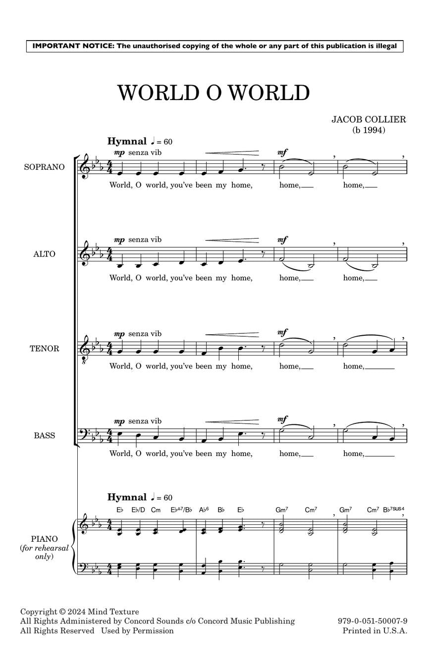 Collier: World O World - Original Version