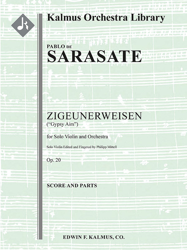 Sarasate: Zigeunerweisen, Op. 20