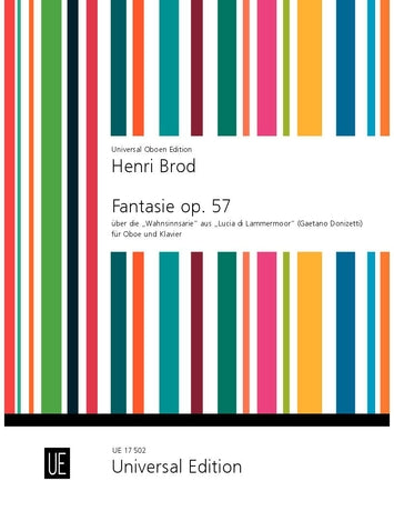 Brod: Fantasia on the "Mad Scene" from Donizetti's "Lucia di Lammermoor", Op. 57
