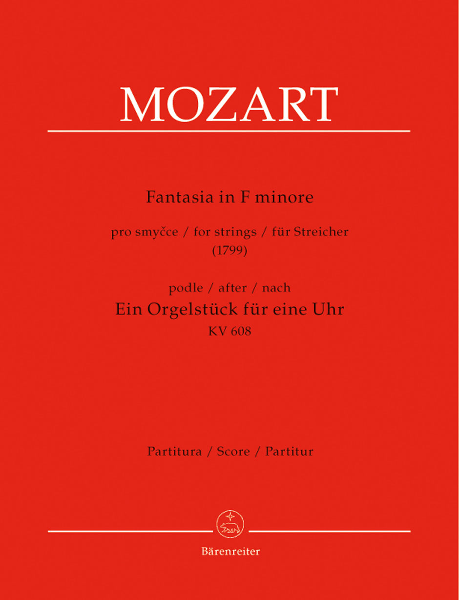 Mozart: Fantasia in F Minor, K. 608 (arr. for string quartet)