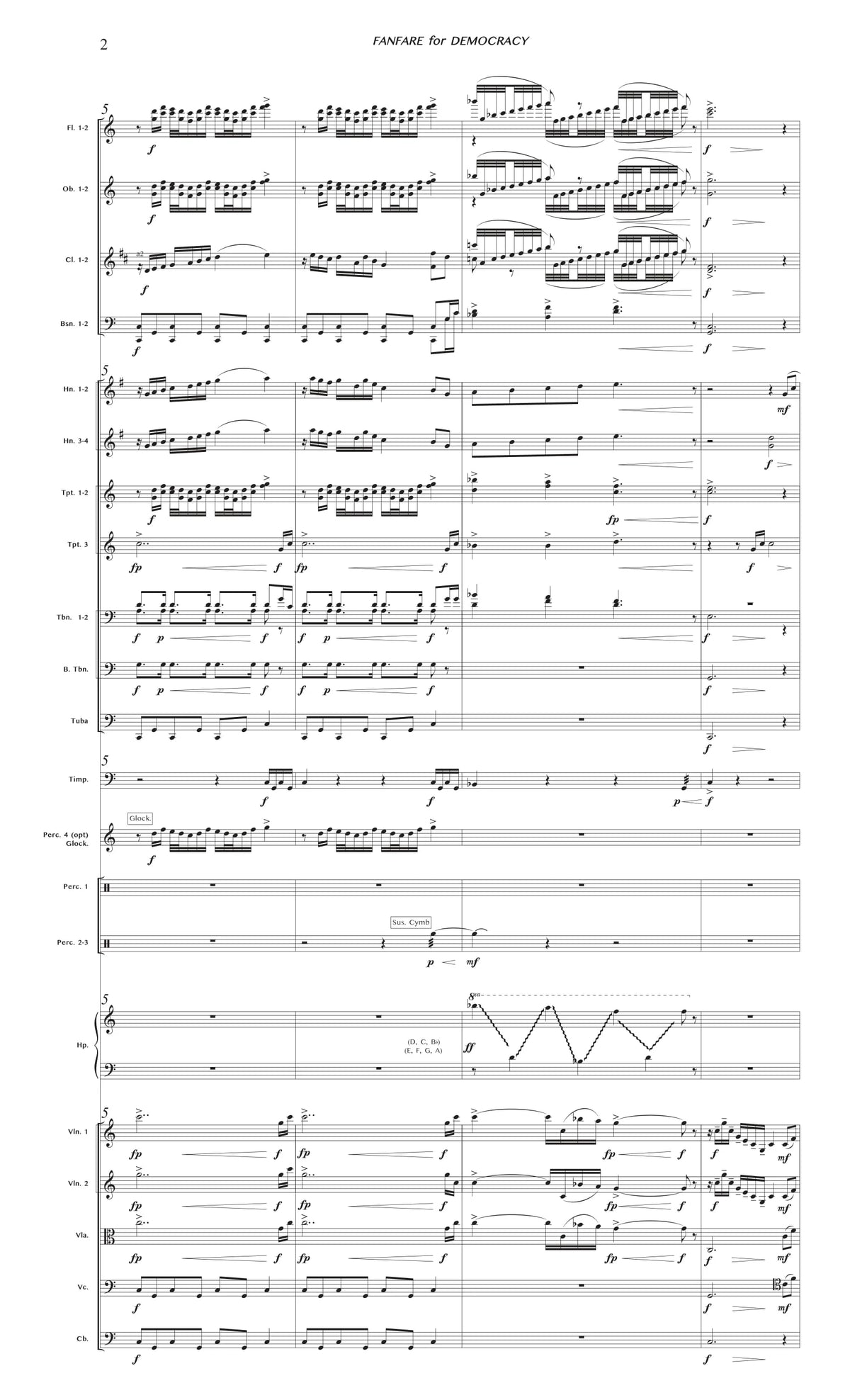 Stephenson: Fanfare for Democracy (Version for Orchestra)