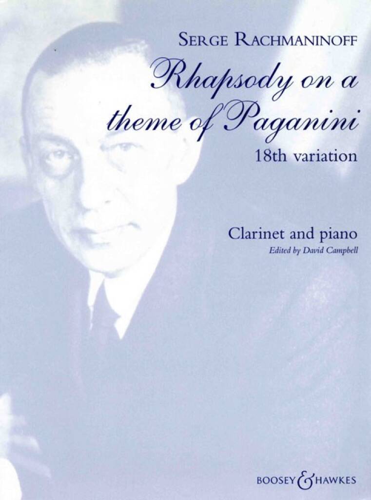 Rachmaninoff: 18th Variation (arr. for clarinet & piano)
