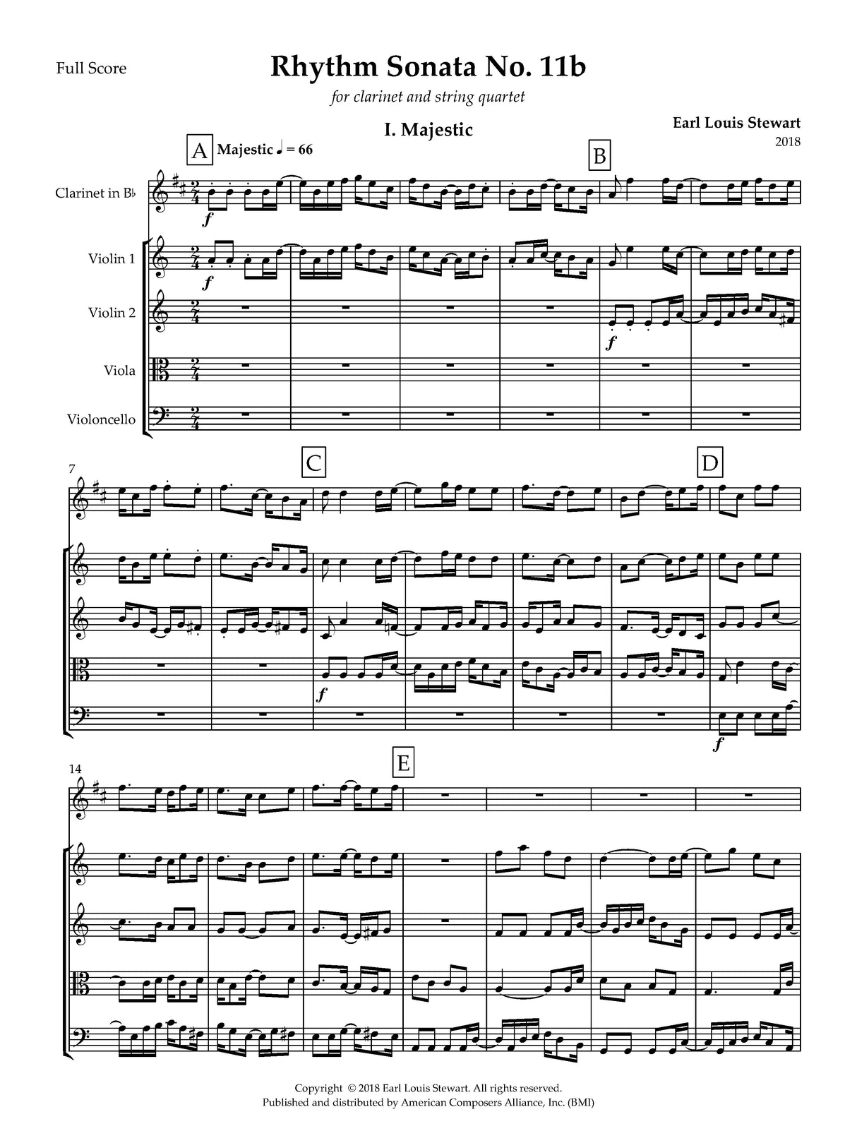 Stewart: Rhythm Sonata No. 11b