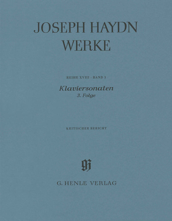 Haydn: Piano Sonatas - Volume 3