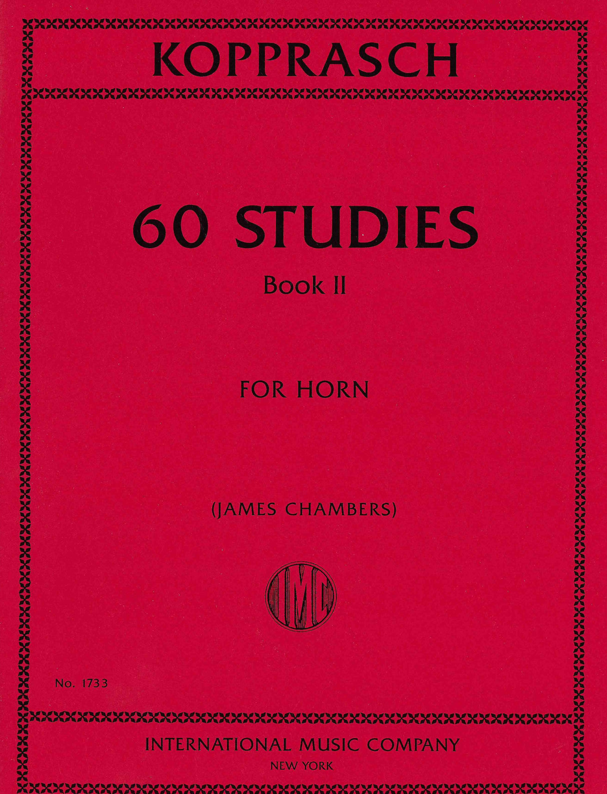 Kopprasch: 60 Studies for Horn - Volume 2 (Nos. 35-60)