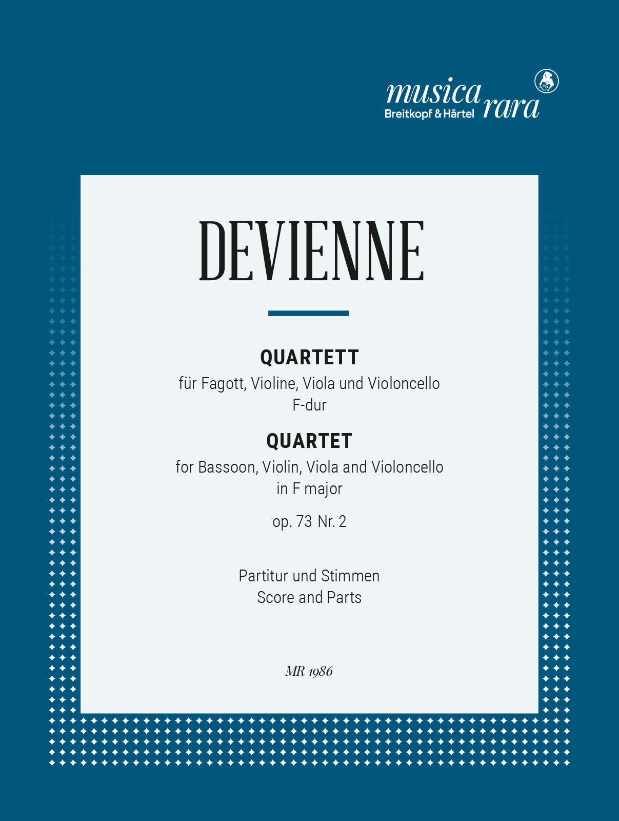 Devienne: Quartet in F Major, Op. 73, No. 2