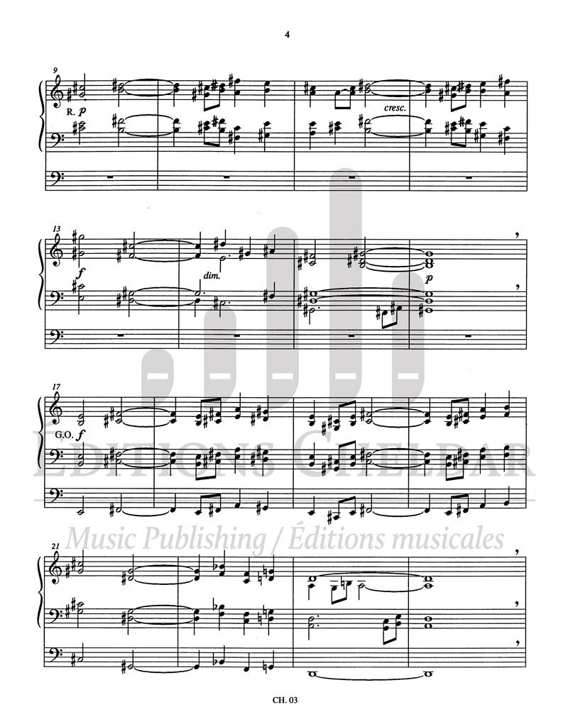 Bédard: Quatre Pièces en forme de Messe