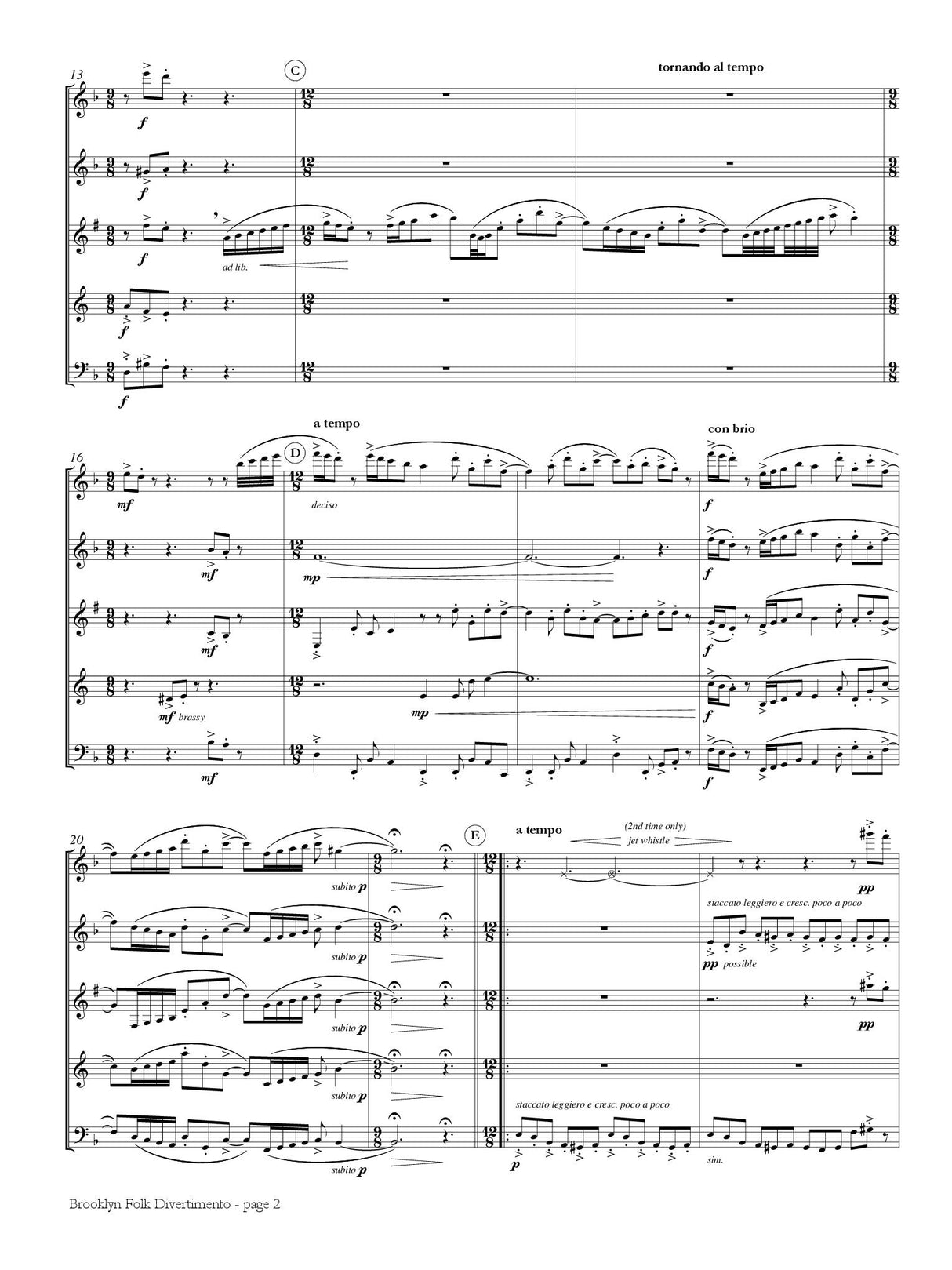 Pavan: Brooklyn Folk Divertimento