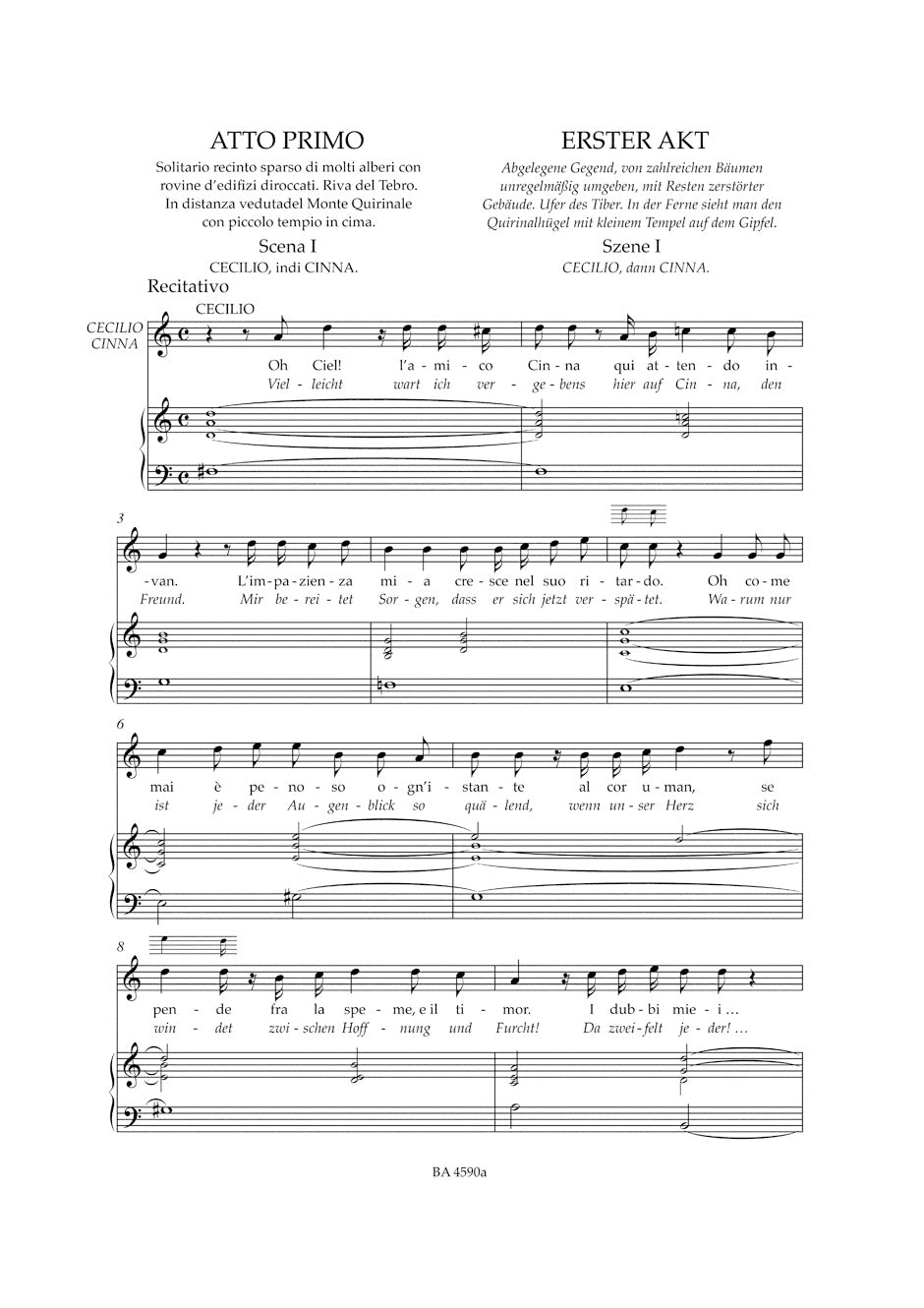 Mozart: Lucio Silla, K. 135