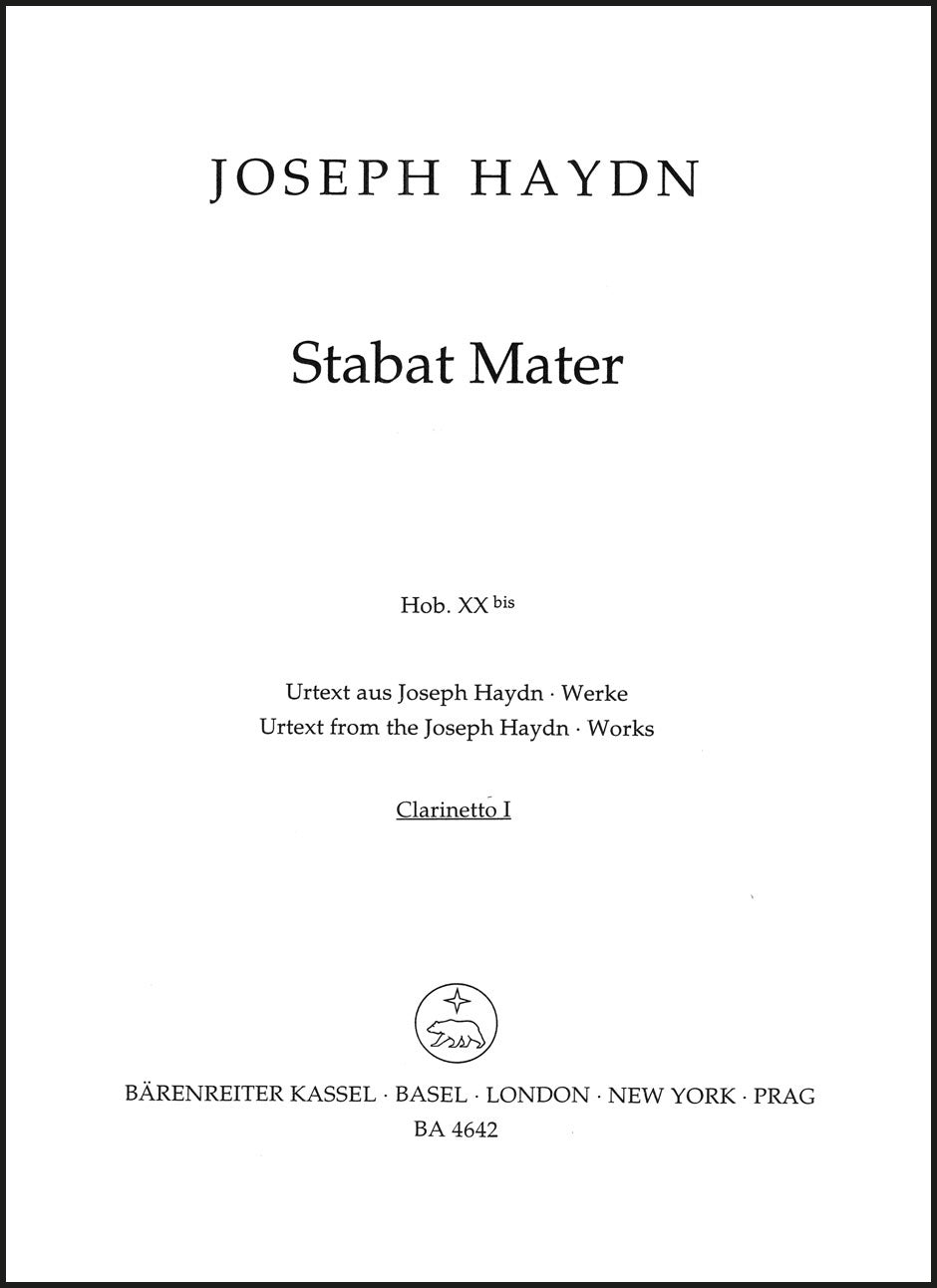 Haydn: Stabat Mater, Hob. XX bis