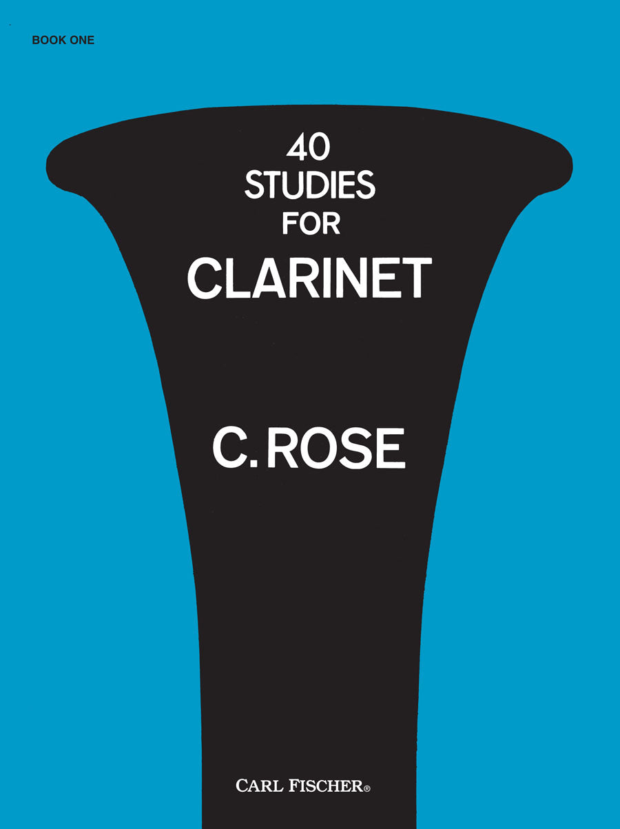 Rose: 40 Studies for Clarinet - Book 1 (Nos. 1-20)