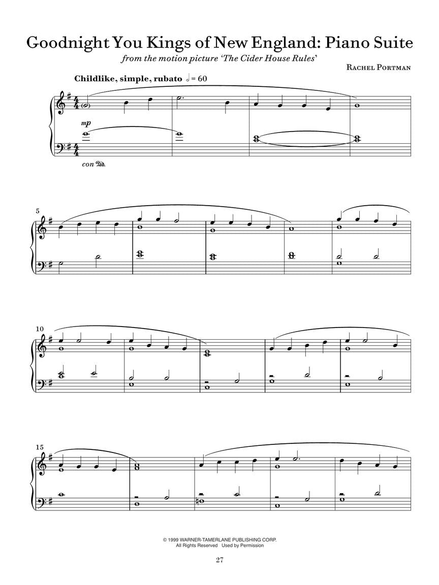 Rachel Portman: Beyond the Screen