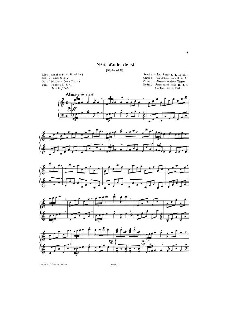 Langlais: 8 pièces modales, Op. 90