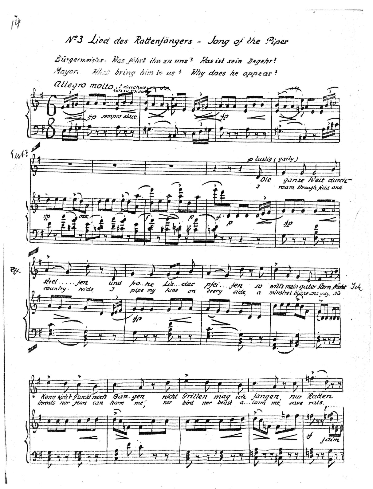 Weigl: The Pied Piper, Op. 24