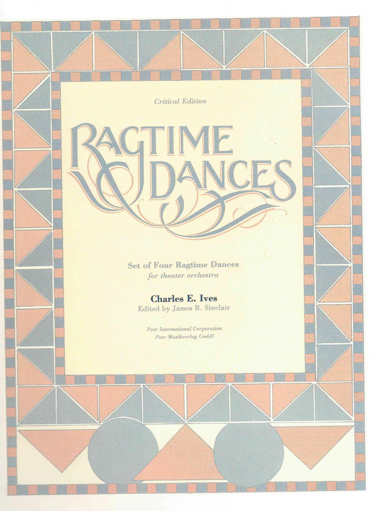 Ives: Ragtime Dances