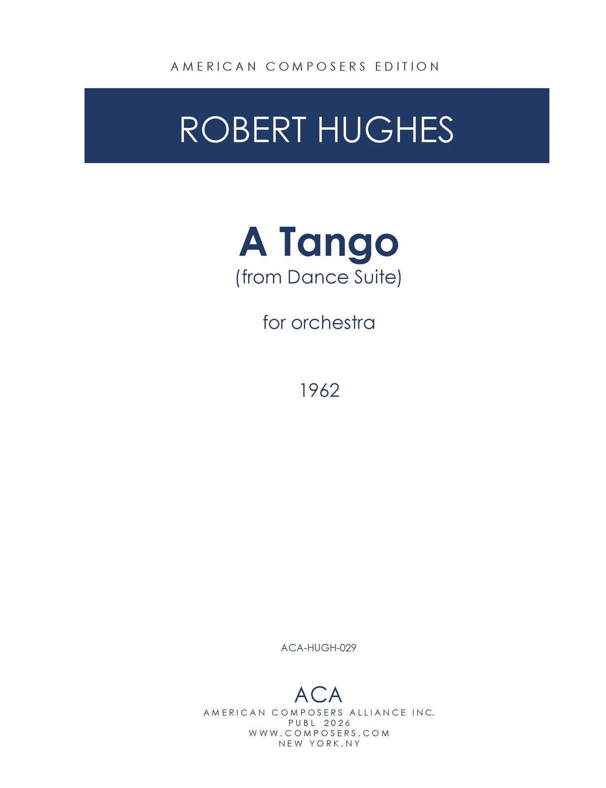 Hughes: A Tango