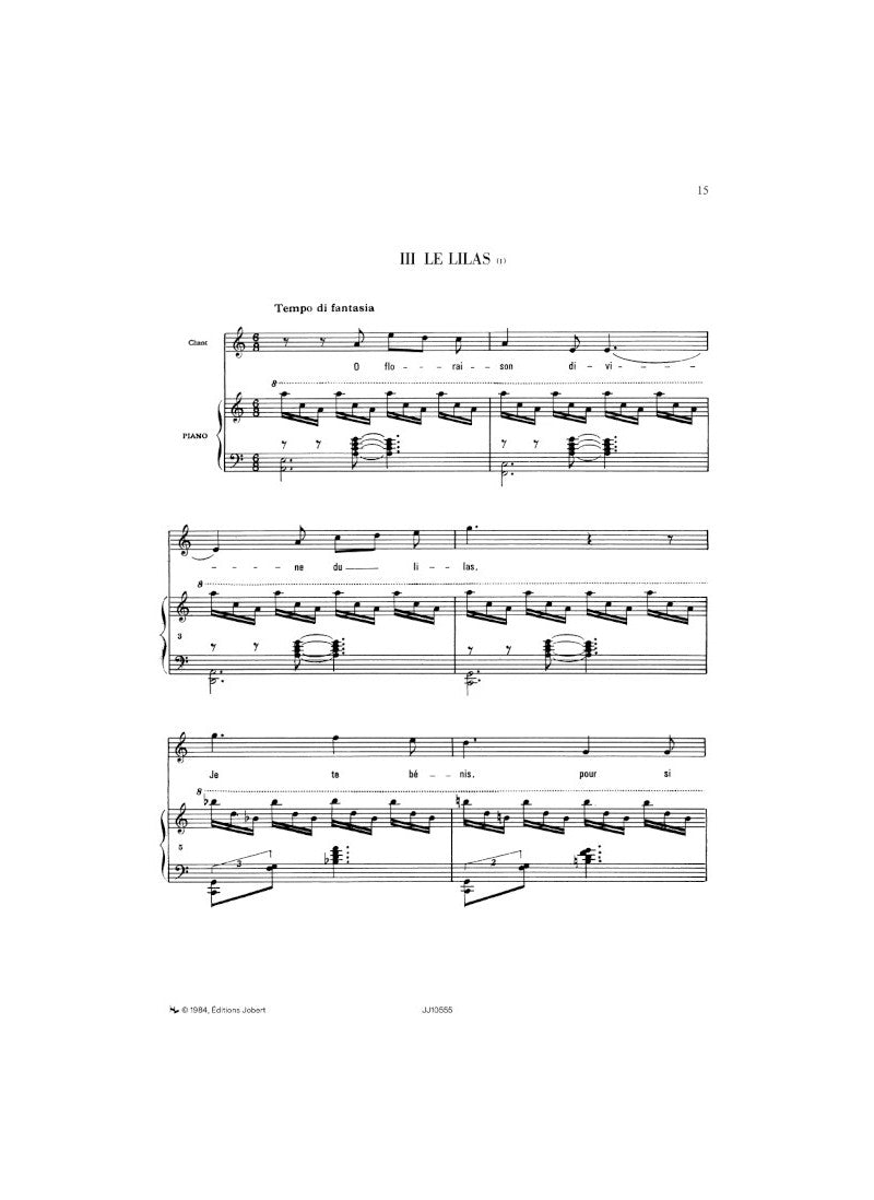 Debussy: 7 Poèmes de Banville