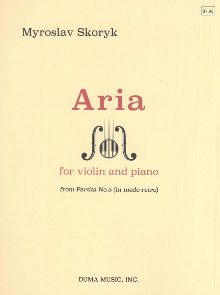 Skoryk: Aria (arr. for violin & piano)