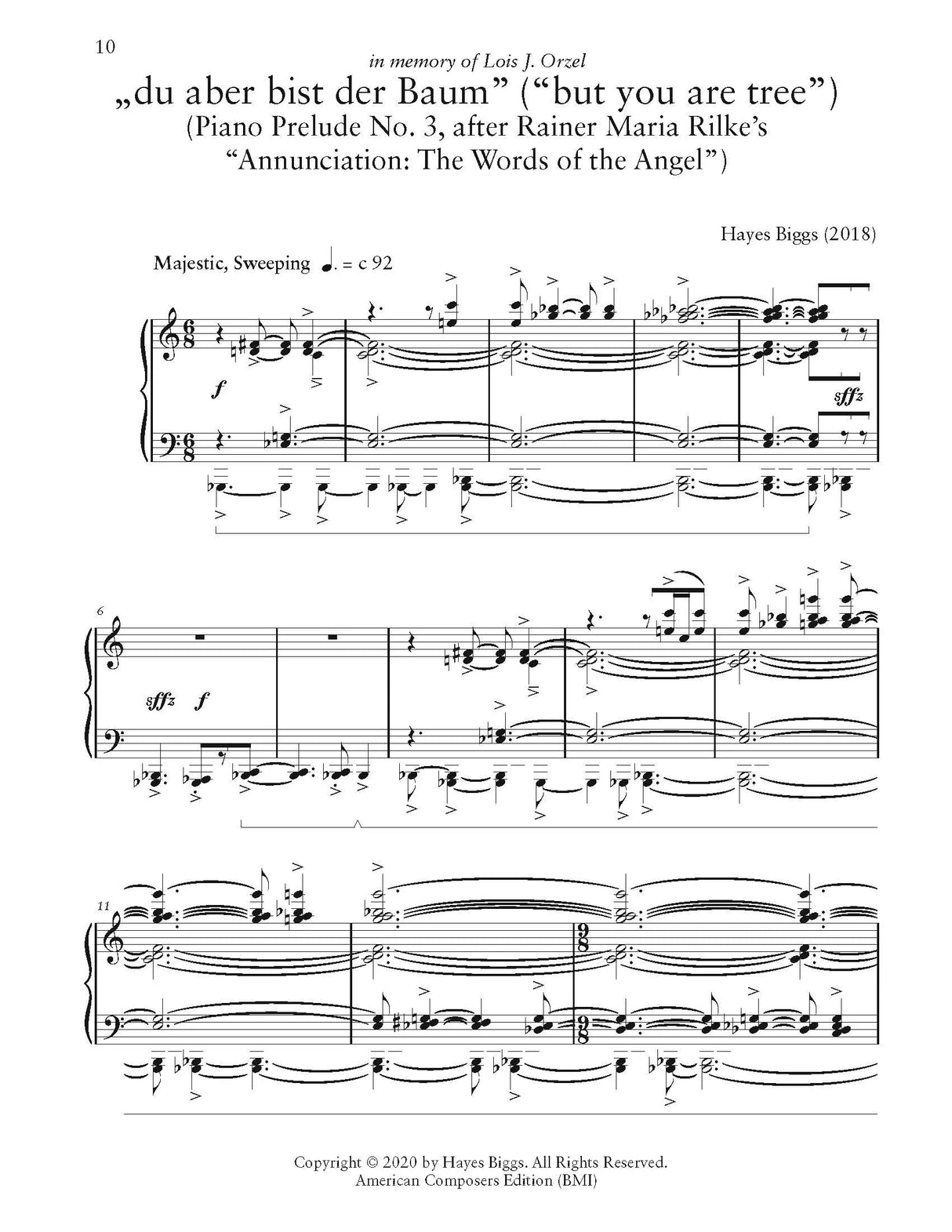 H. Biggs: Piano Preludes