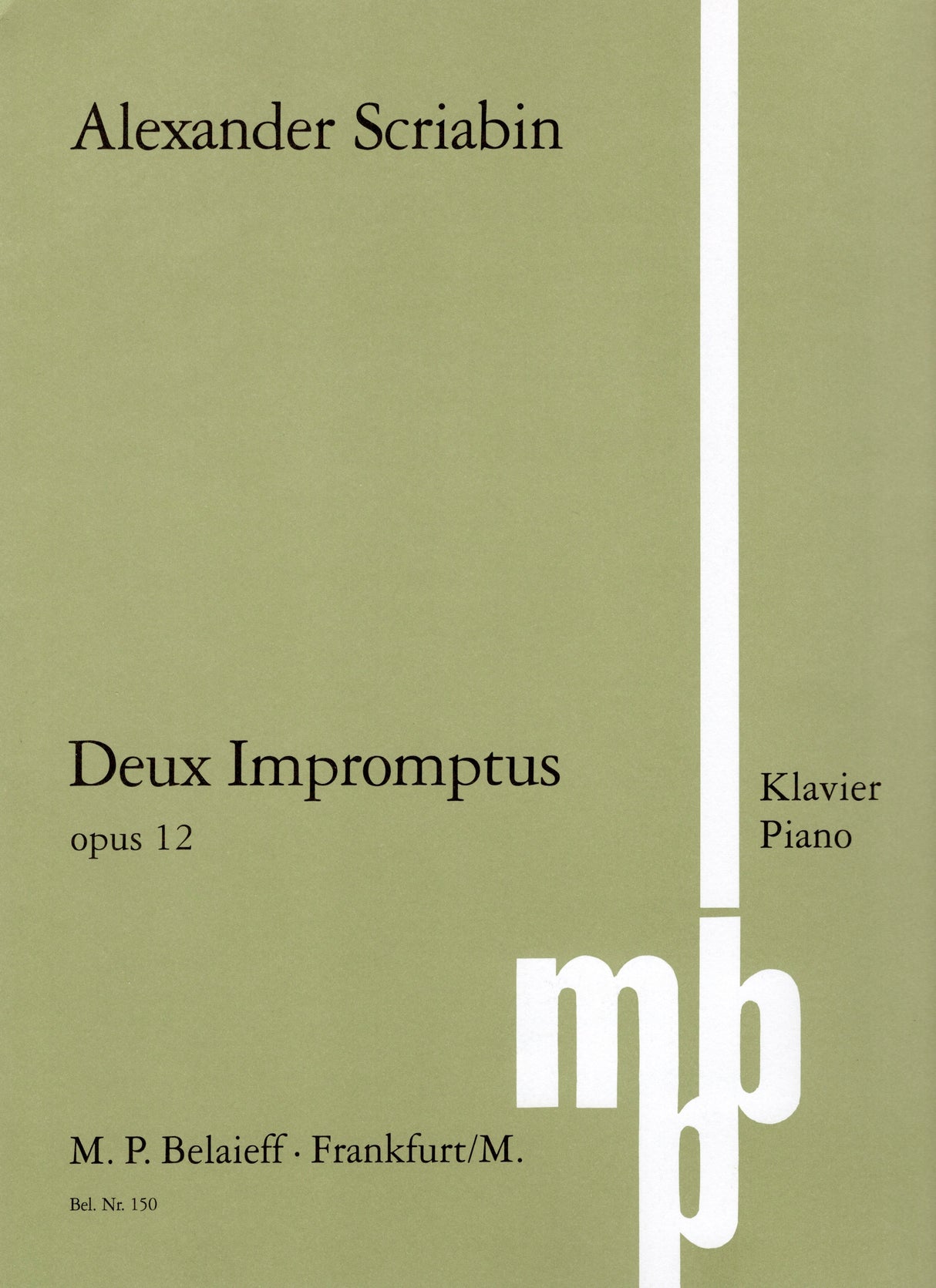 Scriabin: 2 Impromptus, Op. 12