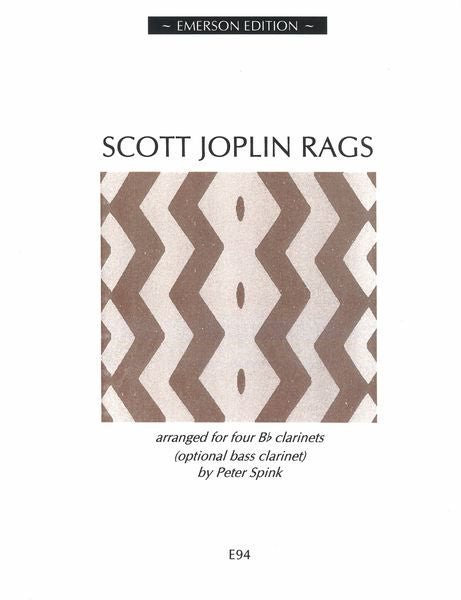 Scott Joplin Rags (arr. for clarinet quartet)