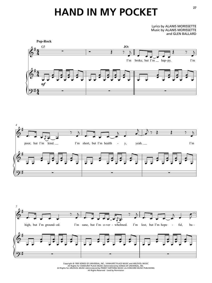 Jagged Little Pill - Vocal Selections