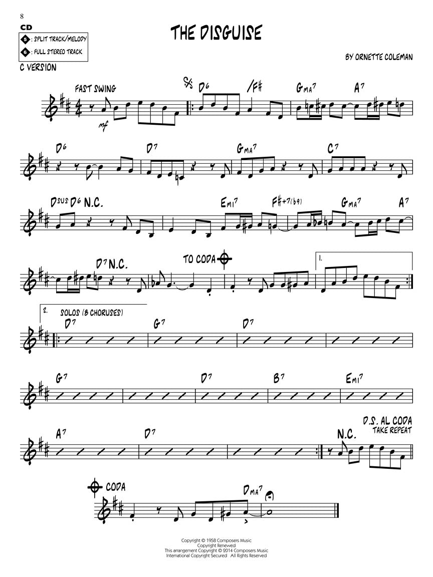 Ornette Coleman Play-Along