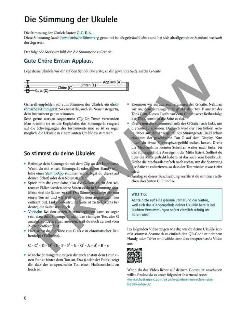 Ukulele spielen - mein schönstes Hobby - Volume 1