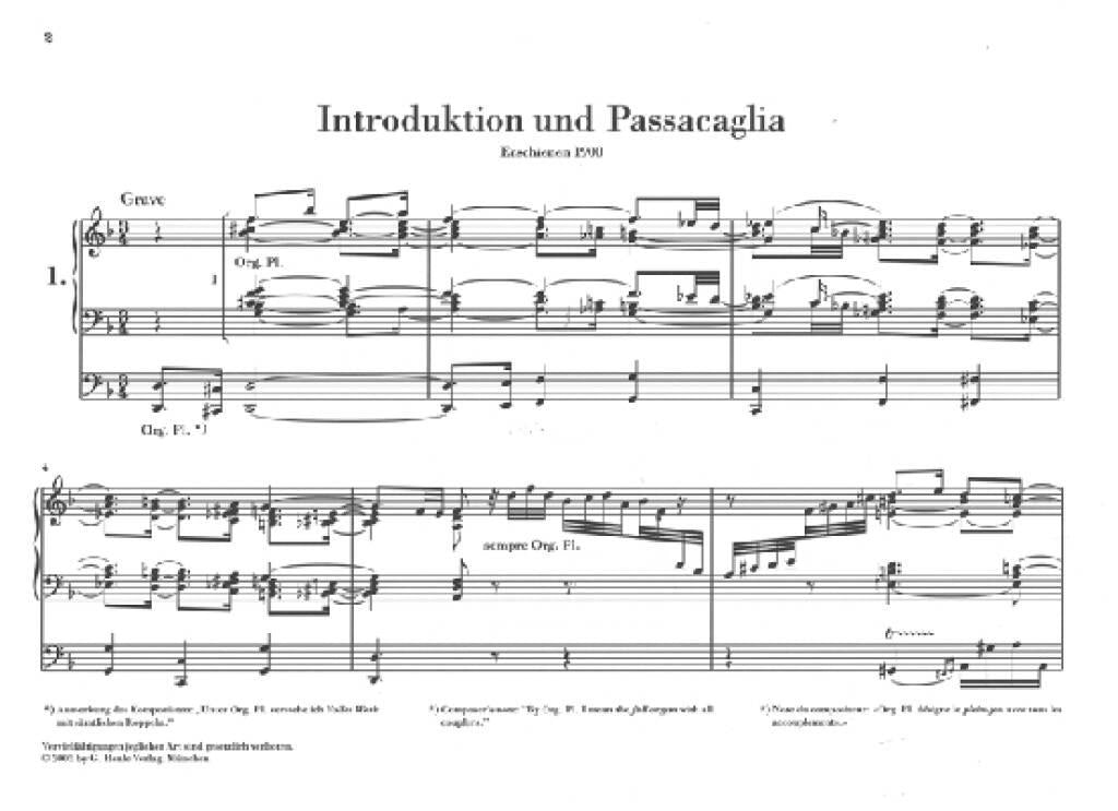 Reger: Organ Works Without Opus Number