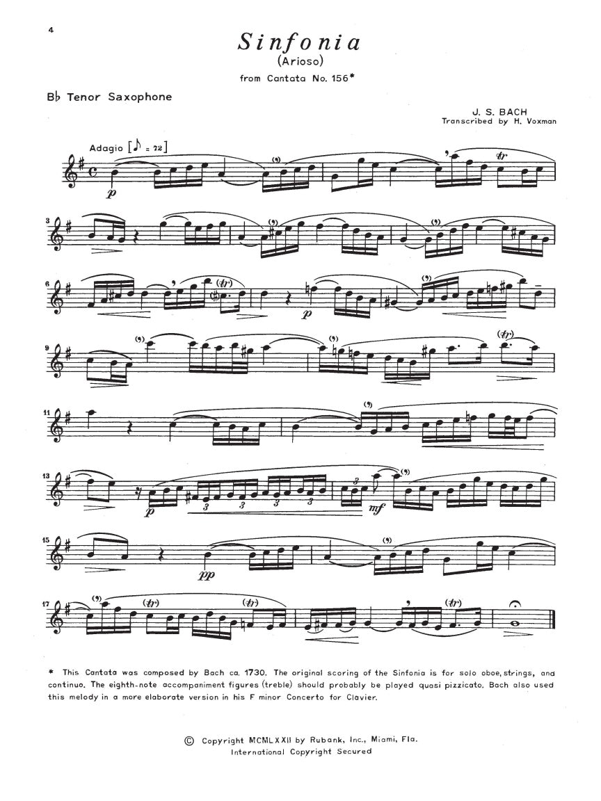 Concert and Contest Collection - Tenor Saxophone