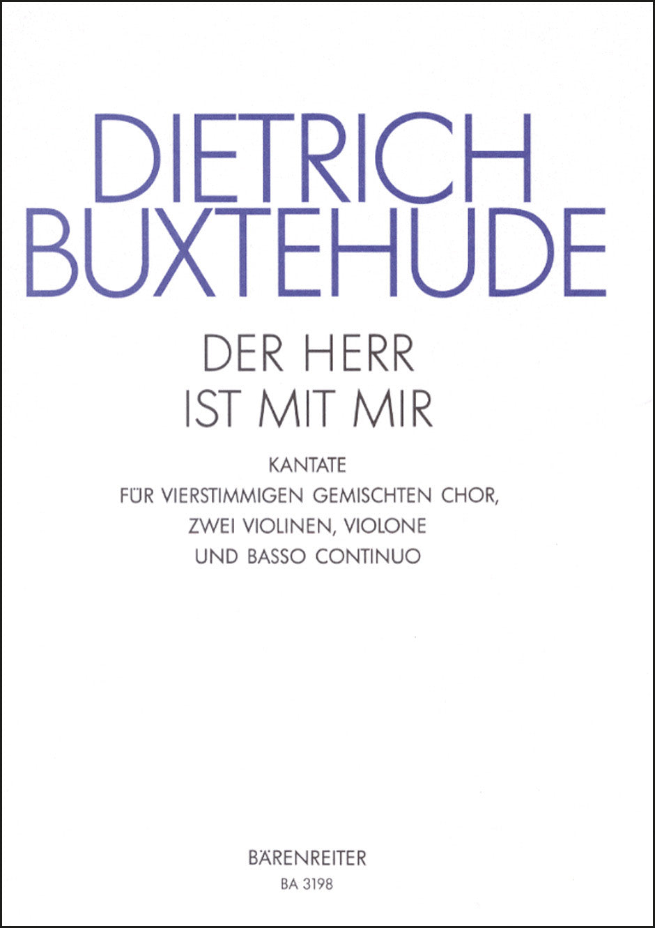 Buxtehude: Der Herr ist mit mir, BuxWV 15