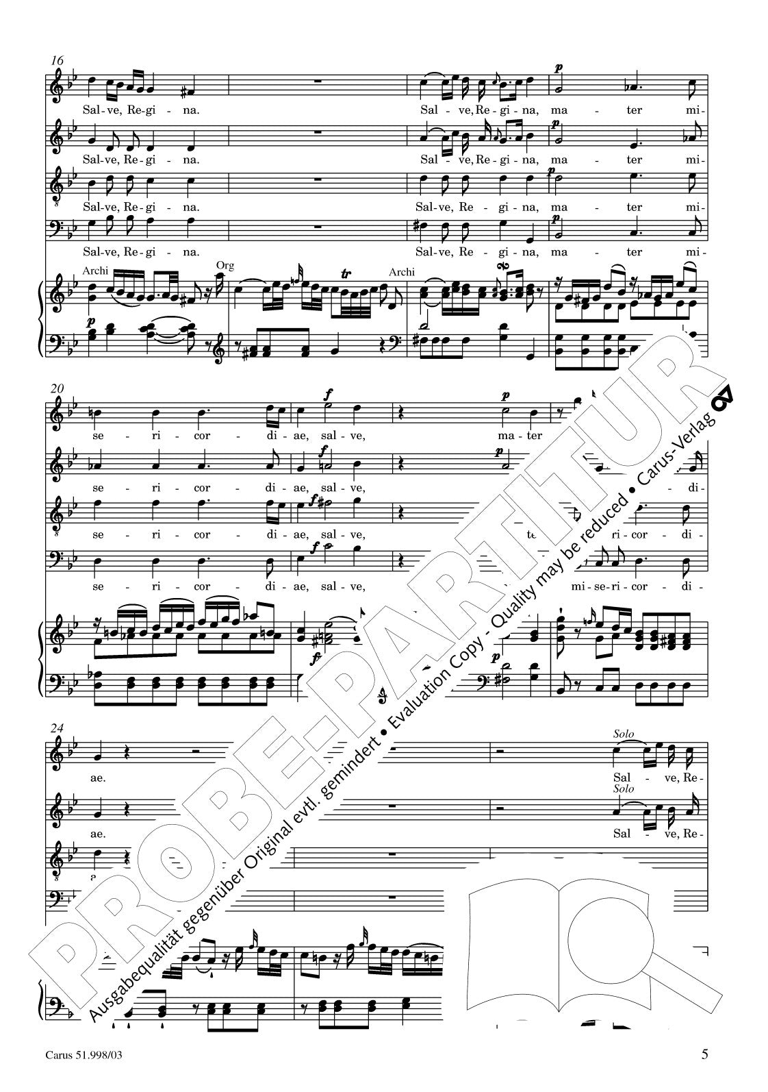 Haydn: Salve Regina in G Minor, Hob. XXIIIb:2