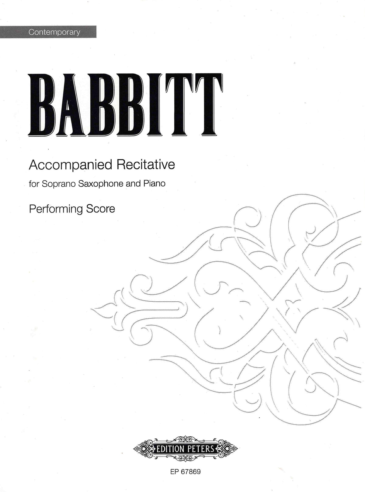 Babbitt: Accompanied Recitative